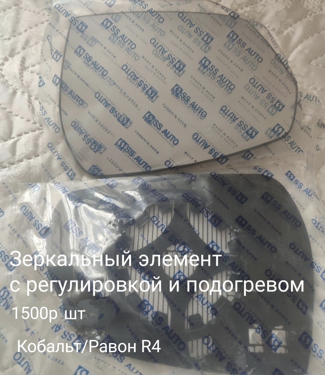 Зеркальный элемент правого бокового зеркала